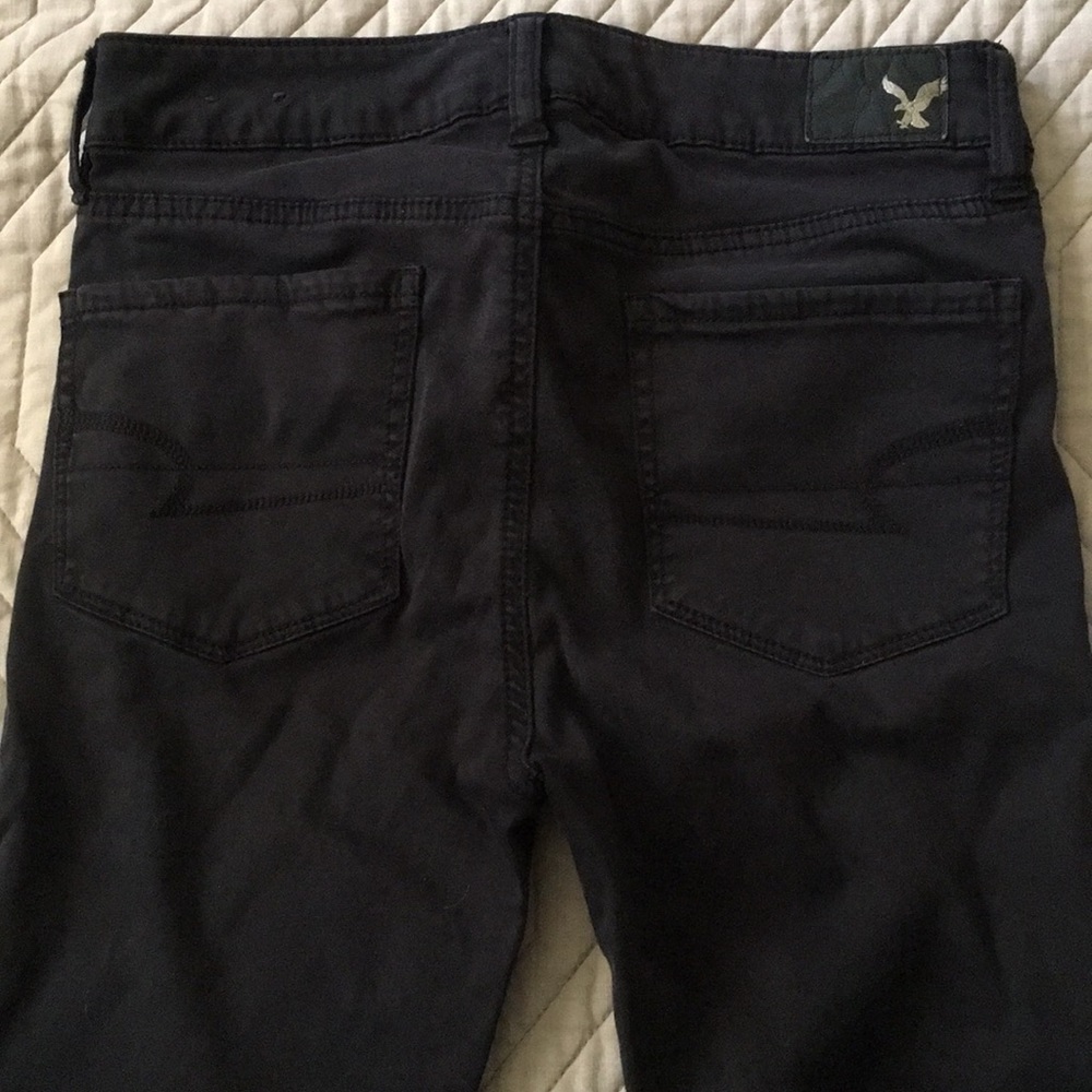Black American Eagle Hi-Rise Jeggings